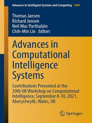 cover image of Advances in Computational Intelligence Systems